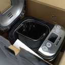 Cuisinart Bread Maker Machine, Stainless Steel Automatic Bread Machine with 12 Menu Options, 3 Loaf Sizes up to 2 Lb., 3 Crust Colors, Removable Nonstick Baking Pan & Kneading Paddle, CBK-110NAS