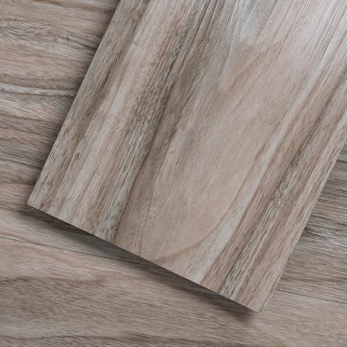 VallisCo Peel and Stick Vinyl Flooring 36 Pack 54 Sq.Ft, Waterproof Vinyl Flooring Peel and Stick for Office, Living Room, Bathroom, Kitchen - Unique Design, Easy to Install Floor (Dark)