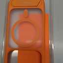 TORRAS Strong Magnetic & Seamless Stand for iPhone 17 Pro Case, Fit for MagSafe, Militray Grade Protection, Builtin Kickstand, Camera Control, Translucent Slim 17 Pro Cover Ostand, Neon Orange