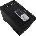 Center Console Safe Vault - KEREN Console Gun Safe Box Compatible with Toyota Tundra 2022-2024 and Toyota Sequoia 2023-2024, Electronic Keypad Lock