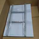 Newflager 10 Pack 18 x 12 Inches White Corrugated Plastic Yard Sign with Metal Stakes for Birthday, Real Estate Garage Sale Signs, Rent, Guidepost Decorations