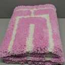 RoomTalks Washable Howdy Rug Indoor Doormat, Cute Cowgirl Country Rustic Pink Bathroom Rugs Non Slip Bath Mat, Wild West Rodeo Texas Throw Rugs 2x3 Small Area Rug for for Bedroom Bathroom Kitchen