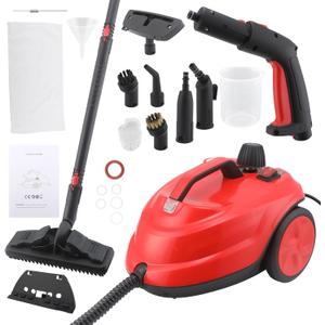 Multi-Purpose Steam Cleaner & Steam Mop - 2.1L Tank for Hardwood Floors, Kitchen Tiles, Grout, Upholstery & Carpets | Deep Clean No Water Spots