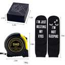 Dad Tape Measure Gifts from Daughter Son Kid Fathers Day Gift Father Stepfather Grandpa Papa Birthday Christmas Gifts Set No One Will Measure Up to You Tape 16 FT (Dad Love)