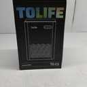 ToLife Dehumidifiers for Home 95 OZ Water Tank, 1000 sq.ft Dehumidifier for Basement Bedroom Bathroom with Auto Shut Off 7 Colors LED Light,Grey