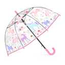 Kids Clear Bubble Umbrella Transparent Rain Umbrella for Child Rounded Bead
Rounded bead tips for child safety Clear PVC dome offers clear view Sturdy windproof frame Lightweight, ideal for ages 3-8