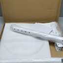 Mobile TV Cart Rolling TV Stand for 10-46 Inch Flat/Curved Screen Up to 88lbs, Height Adjustable Portable TV Cart with Tilting and Rotating, TV Stand with Wheels, Max VESA 200x200mm (White)