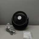 Dreo Fan for Bedroom, Table Air Circulator for Whole Room, 11 Inch, 40ft Strong Airflow, 120 adjustable tilt, 28db Low Noise, Quiet, 3 Speeds, 2025 New Desk Fan for Office, Kitchen, Home (Black)