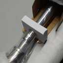 BRIOFOX Industrial Shower Curtain Rod - Rustproof Non-Slip 43-72 Inch 304 Stainless Steel, Brushed Nickel