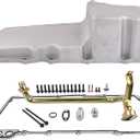 Aluminum Swap Retrofit Engine Oil Pan Compatible With GM LS1 LS2 LS3 LS6 Engines 302-1 W/Pickup Tube, Bracket Plate & Gasket