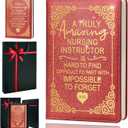 Nurses Week Gifts,A5 Hardcover Leather Journal for Women - 200 Pages Premium Paper Notebook, Nurse Journal Notebook for School, Work (Nurse Red)