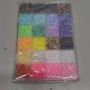 12600Pcs Resin Rhinestones for Crafting with Tweezers, Mixed-Color 4mm Bedazzling Crystal with 1Pcs 10ml B7000 Jewelry Glue for DIY Crafts Clothing Tumblers Shoes Fabric Nail Art