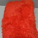 TABAYON Luxury Shag Area Rug, 3x5 Feet Red Rectangle Plush Fuzzy Rugs, Non-Slip Shaggy Furry Carpets for Bedroom