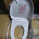 TOTO® WASHLET® C5 Electronic Bidet Toilet Seat with PREMIST and EWATER+ Wand Cleaning, Elongated, Cotton White - SW3084#01