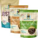 Freeze Dried Dog Treats USA Sourced and Small Batch Made - Human-Grade, All Natural Superfood Dog Snacks Without Artificial Preservatives, Grain Free - 10.5 oz, Variety, 3-Pack