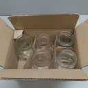 Ball - 16 oz Wide Mouth Glass Mason Jars | 6 Pack Jars with Airtight Lids | Large Glass Jar for Food Storage with Lids | Ideal for Canning, Fermentation, Pickling, Kombucha Brewing