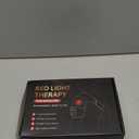 Red Light Therapy for Shoulder with Heat & Massage, 6 Modes 5000mAh Cord-Free Controller Infrared Light with 216 Beads 660nm & 850nm Portable Heated Shoulder Pad, Last 110-240mins