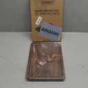 Bamber Wood Serving Tray Wooden Decorative Coffee Tea Platter Whole-Piece Black Walnut 13.4 x 9 Inches