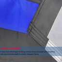 Embroidery Stars Thin Blue Line Police American flag 3x5 Heavy Duty Honoring Law Enforcement Officers FlagsUV Protected Fade Embroidered Blue Striped American Flag Outdoor Super Durable