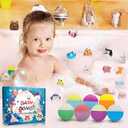 20 Pack Bath Bombs for Kids with Surprise Inside Bubble Bath Toys Organic Natural Bath Bombs Set Easter Basket Stuffers Birthday Christmas Gift for Kids 3 4 5 6 7 8 Years Old Boys Toddlers Girls
