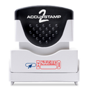 stampersDIRECT - ACCU-STAMP®2 2-Color ENTERED Red and Blue Ink