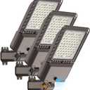 AIKVSXER 45000LM LED Parking Lot Light 180W Commercial Street Area Lighting Dusk to Dawn Photocell Outdoor Lights IP65 Waterproof 12 Years Lifespan for Parking Yard Warehouse 3 Pack