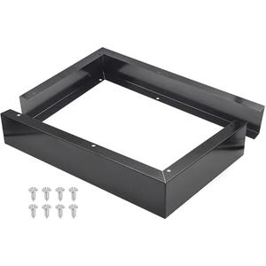 Microwave Filler Kit 2.95”W Black Microwave Trim Kit Replaces Whirlpool W10164739 - Universal Microwave Trim Kit Fits Most Brands - Fills Over the Range Oven Cabinet Gap - 10.75”D x 17.25”H