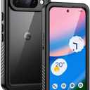 Lanhiem for Pixel 10 Case, IP68 Waterproof Dustproof Shockproof Case with Built-in Screen Protector, Full Body Sealed Protective Cover for Google Pixel 10 6.3 inch (2025) Black