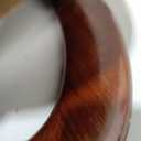 Angel Shield Elongated Wood Toilet Seat with Quiet Close,Easy Clean,Quick-Release Hinges(Elongated,Dark Walnut)