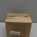 Amazon Basics Ceramic Space Heater, Mini Heater for Office Desk, Portable Tent Heater (Indoor Use), 500 W, With Tip-Over Protection, Lightweight (1.4 LBS), Black, 5.87D x 3.15W x 5.95H