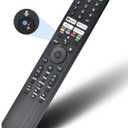 Voice Remote Replacement for Sony Smart TV:Comptible for 2019-2023 Sony Bravia OLED LED 4K 8K UHD, Android TV with Shortcuts YouTube and Netflix etc.