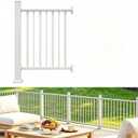 2FT White Deck Railing Kit for Deck, Porch, Patio & Balcony