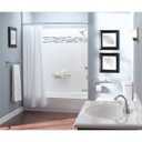 Moen Chrome Bathroom Safety 16-Inch Screw-in Curved Shower Grab Bar with Built-in Shelf for Storage, LR2356DCH