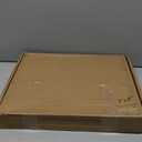 Serving Tray with Handles Set of 3 Rectangular Large Serving Platters 16.5/14.9/13.2 Inch White Plates for Dinner, Party, Entertaining, Cream Gold