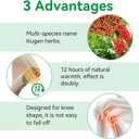 60Pcs Knee Patches - Fast Acting Relief for Knee, Joint & Muscle Discomfort, Wormwood Extract, Long-Lasting Soothing Support for Joint/Back/Neck/Shoulder