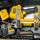 DEWALT Grease Gun Kit 20V MAX with 4.0Ah Battery and Charger, Cordless Grease Gun, LED Light, 42 Hose, 10,000 PSI, Variable Speed Triggers (DCGG571M1)