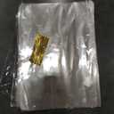 CUDICY 100pcs Cellophane Bags 10x14 Cellophane Wrap Goodie Bags Large Clear Gift Bag Party Favors Bag Clear Treat Bag with Ties Plastic Gift Wraps Packaging Wraps for Cookie Candy (No Gusset)