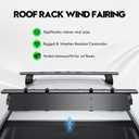 Universal 44" Roof Rack Wind Deflector/Fairing-Aerodynamic Noise Reducer to Minimize Wind Noise&Vibration for Car Rack