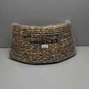 CENBOSS Rattan Christmas Tree Collar, Wicker Tree Skirt & Stand Base Cover (Black Wash, 42 Inch)