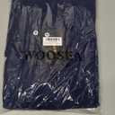 WOOSEA Women Sleeveless V Neck Split Evening Cocktail Long Dress M