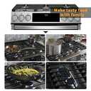 WB31X27150 Stove Grate Replacement for GE Stove Parts 19.3 x 9.1'' JXGRATE1 WB31X24737 Center Grate for General Electric Gas Range Parts Surface Burner Grate GE Cast Iron Rack 1 Pack