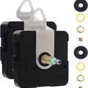 EMOON 2-Pack I Shaft Quartz Clock Movement Replacement, Battery Operated Clock Mechanism Kit for DIY Wall Clock Repair & Custom Clocks