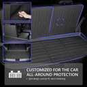 KELCSEECS® Floor Mats & Cargo Liner Custom for Volkswagen Atlas 2026 2025 2024-2018 6 Passenger Bucket,All Weather Protection Anti-Slip TPE Floor Liners Full Set Volkswagen Atlas Accessories Black