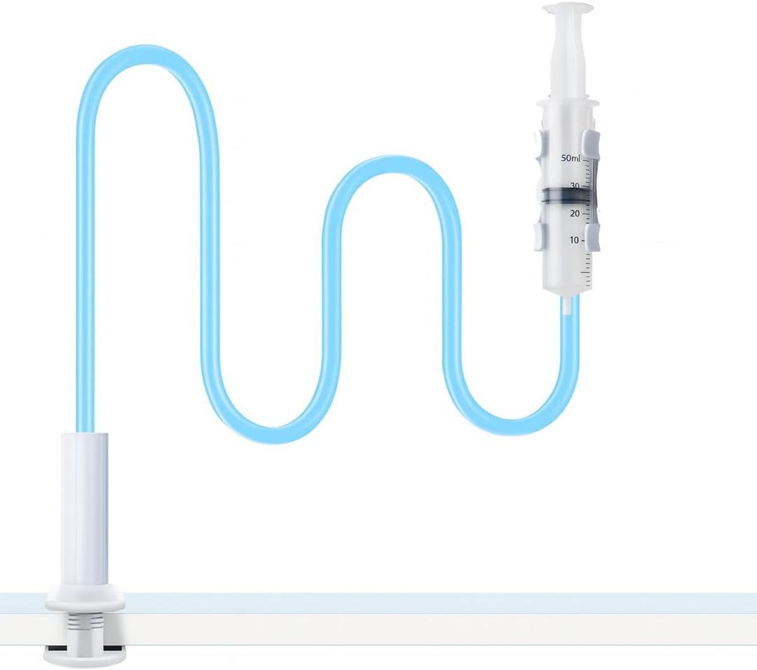 Adjustable Feeding Tube Holder with Telescopic Pole & Bendable Arm Stable IV Rack with Clamp Mount for Enteral Gravity Syringe, Pump Feeding & Travel Use