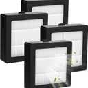 Smokeless Ashtray Replacement Filters 4Pack - HEPA & Carbon Layer for Smoke, Dust, Odor Elimination