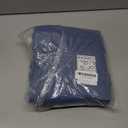 NICETOWN Blackout Doorway Curtain Room Darkening - Window Treatment Thermal Insulated Solid Grommet Vertical Drape for Bedroom/Living Room (Stone Blue, 1 Panel, 66 by 72 Inch)