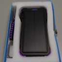 BLAVOR Solar Power Bank 20000mAh Built-in Cables, Wireless Charger for Apple Watch, 20W Fast Charging Battery Pack with USB C, Flashlight, Solar Charger for iPhone, iPad, iWatch, Samsung (Purple)