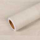 VEELIKE Thick White Oak Wood Contact Paper Wood Wallpaper Peel and Stick Countertop Contact Paper Waterproof 24''x354'' Self Adhesive Counter Top Covers for Kitchen Woodgrain Cabinets Vinyl Wrap