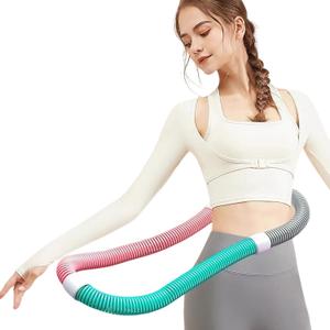 Abdominal Workout Hoop,Designed with Waist Spring,Suitable for Adult Pilates Fitness Circle Carried by Family Fitness and Travel.