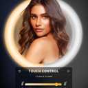 UBeesize 12'' LED Ring Light with 62'' Tripod Stand, Selfie Ring Light for Video Recording, Live Streaming, TikTok & YouTube, Compatible with iPhone & Android (Black)